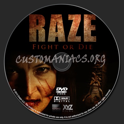 Raze dvd label
