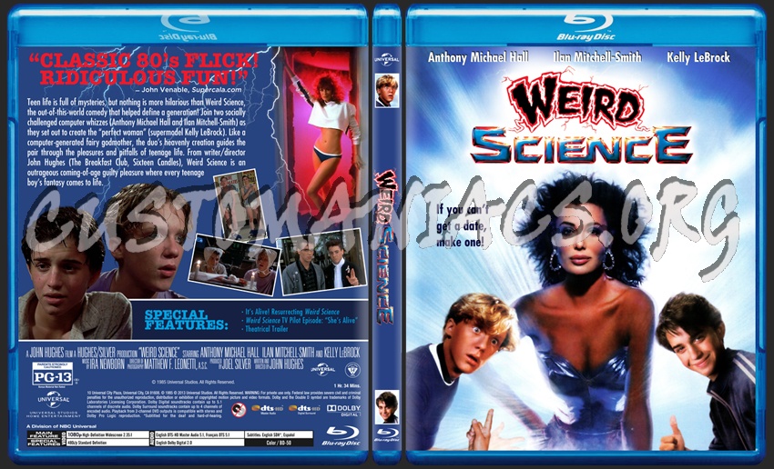 Weird Science (1985) dvd cover