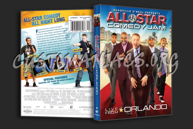All star Comedy Jam Live From Orlando dvd cover