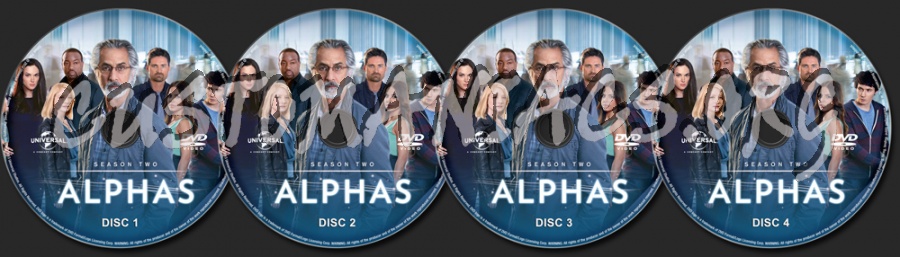 Alphas Season 2 dvd label