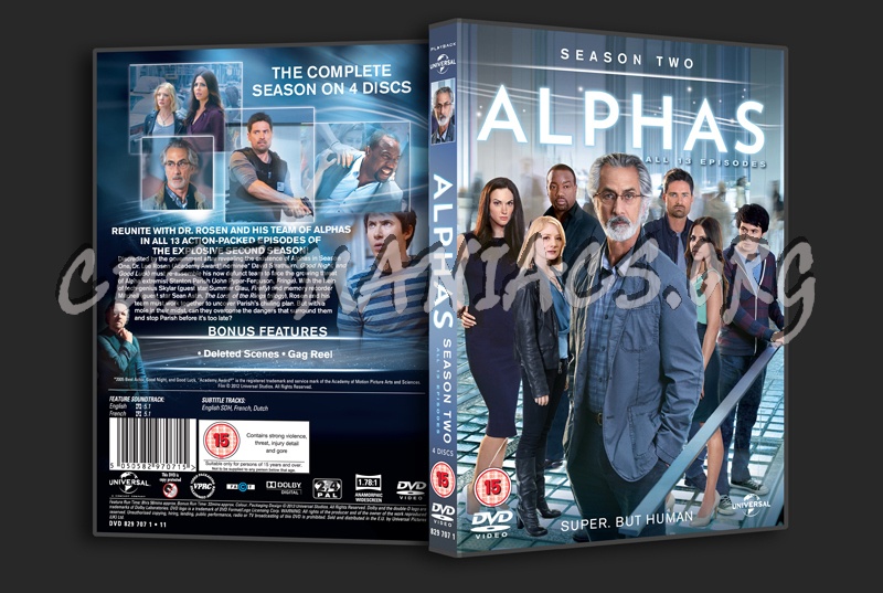 Alphas Season 2 dvd cover