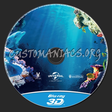 Amazing Ocean 3D blu-ray label