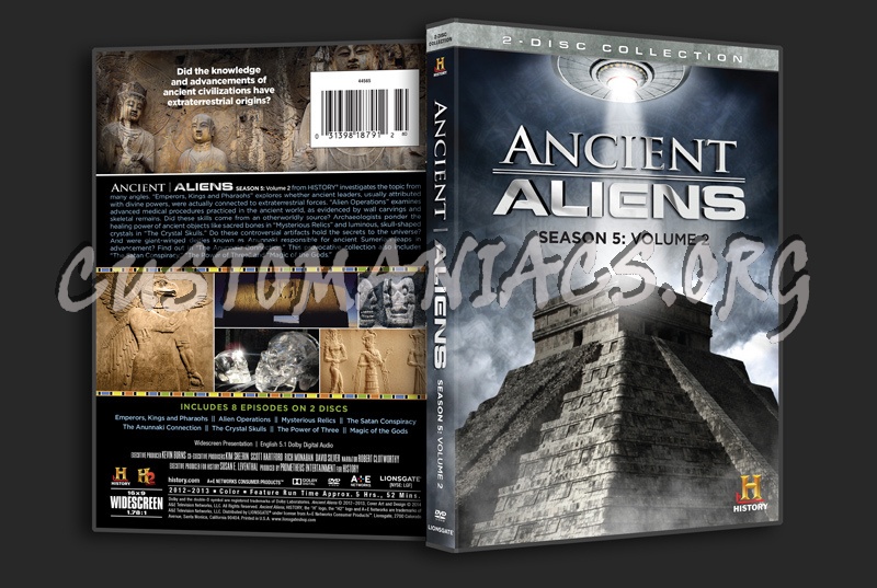 Ancient Aliens Season 5 Volume 2 dvd cover