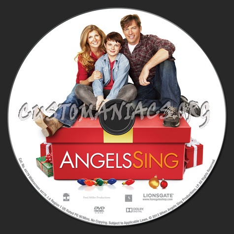 Angels Sing dvd label