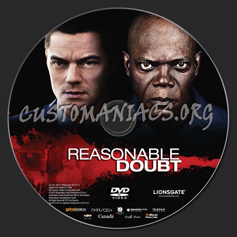 Reasonable Doubt dvd label