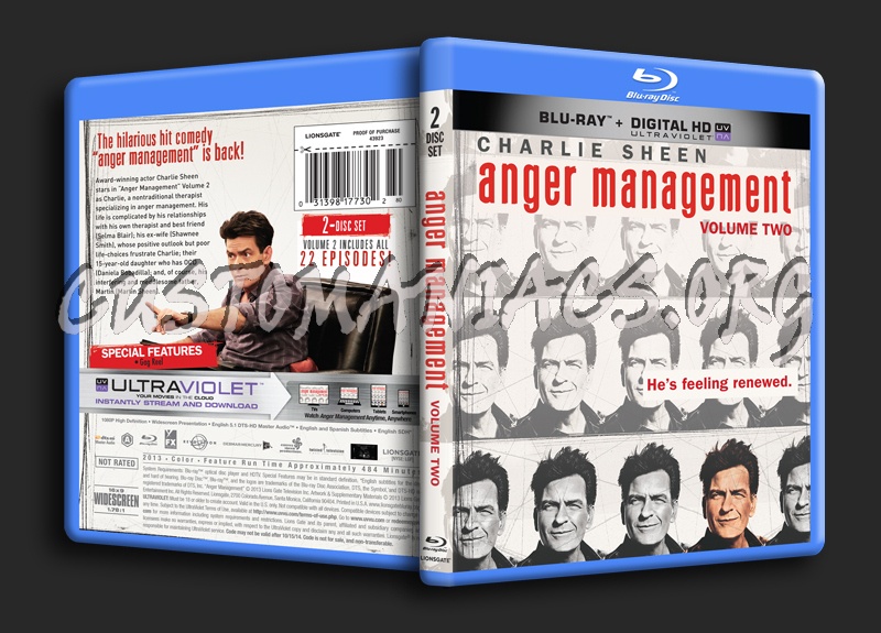 Anger Management Volume 2 blu-ray cover