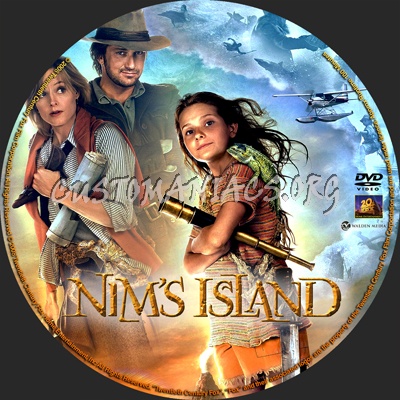 Nim's Island dvd label