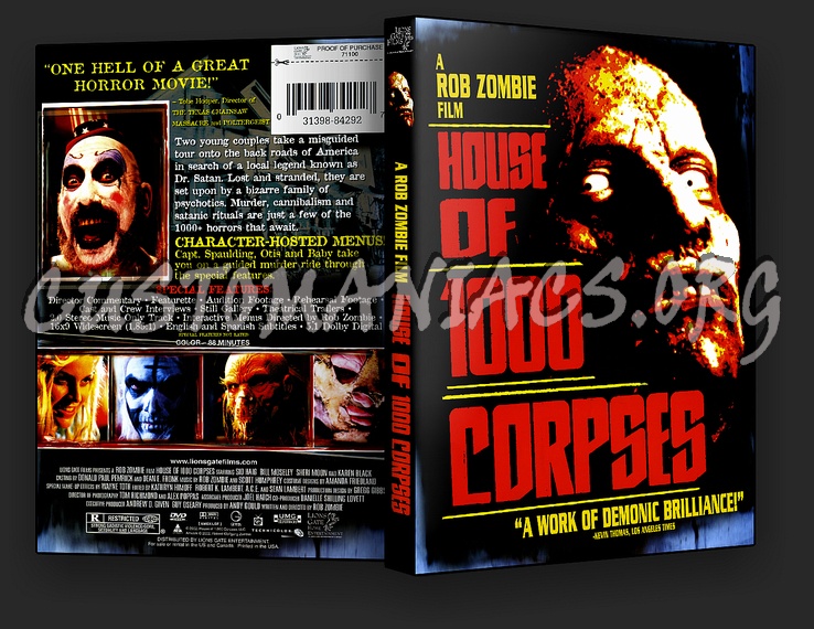 House of 1000 Corpses dvd cover