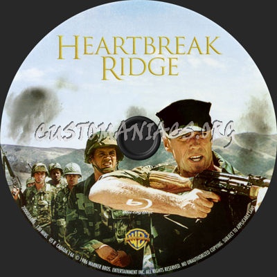 Heartbreak Ridge blu-ray label