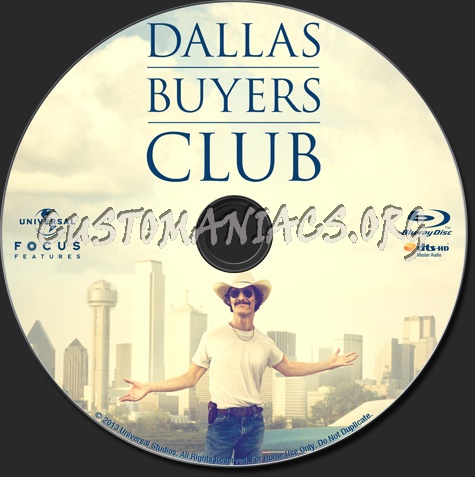 Dallas Buyers Club blu-ray label