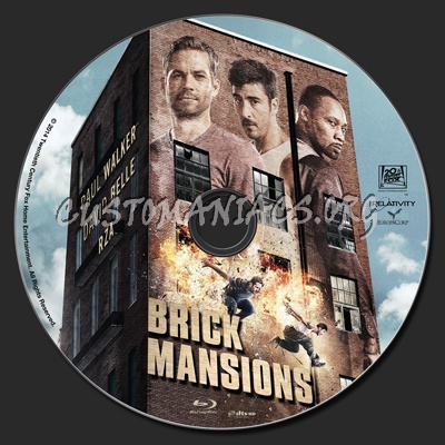 Brick Mansions blu-ray label