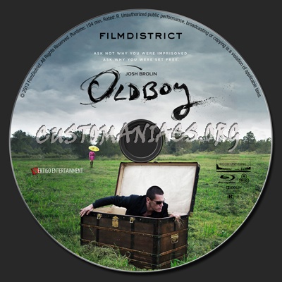 Oldboy blu-ray label