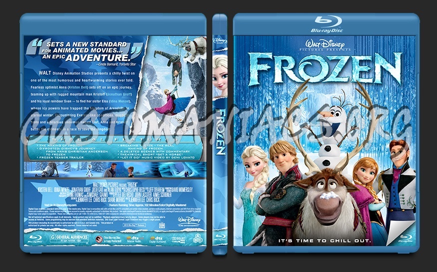 Frozen blu-ray cover
