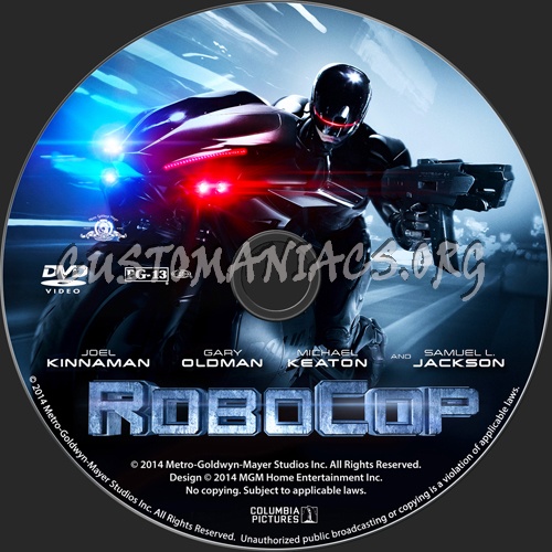 RoboCop dvd label