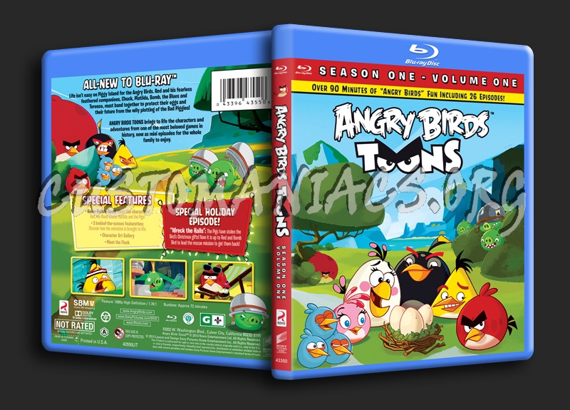 Angry Birds Toons Season 1 Volume 1 blu-ray cover