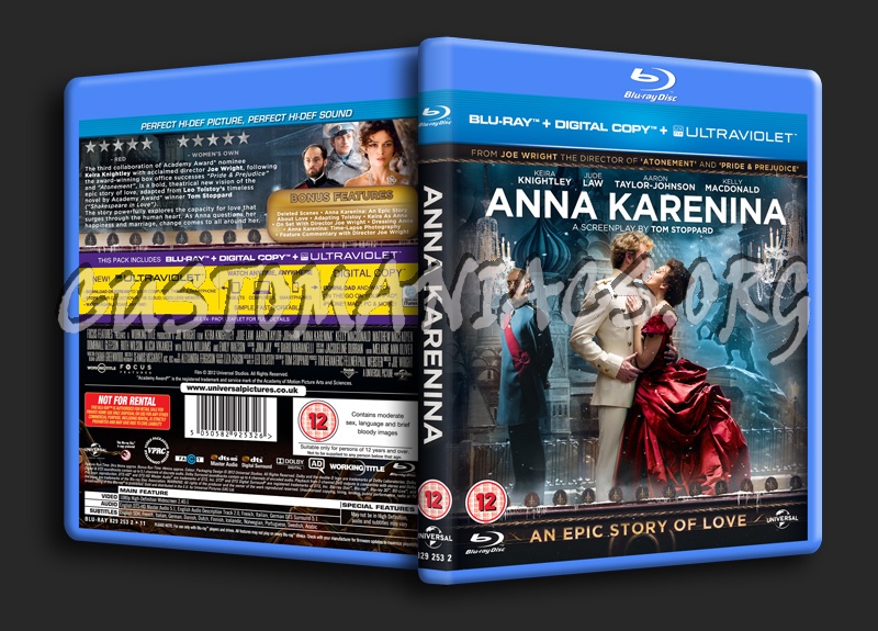 Anna Karenina blu-ray cover