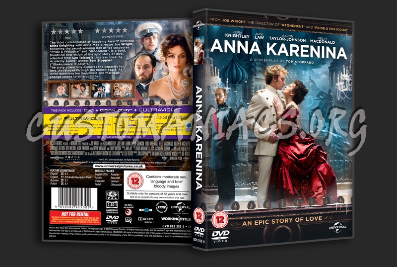 Anna Karenina dvd cover