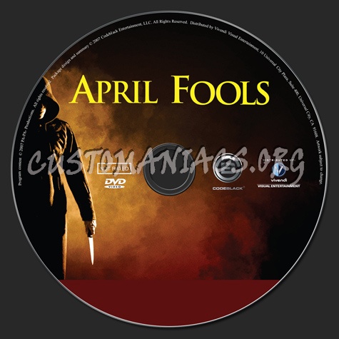 April Fools dvd label