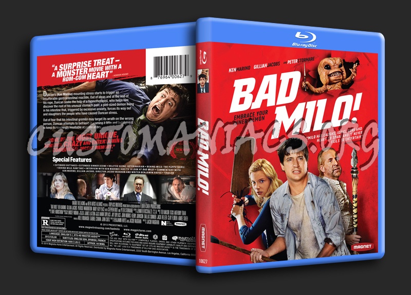 Bad Milo! blu-ray cover