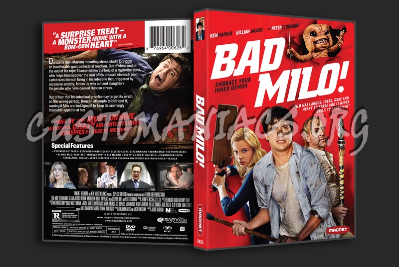 Bad Milo! dvd cover