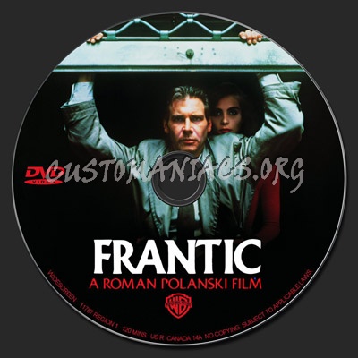 Frantic dvd label