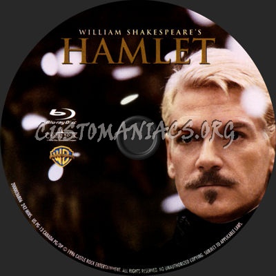 Hamlet (1996) blu-ray label