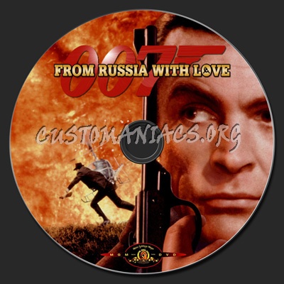 From Russia With Love dvd label