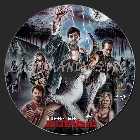 A Little Bit Of Zombie blu-ray label