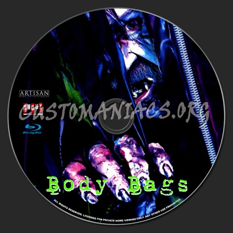 Body Bags blu-ray label