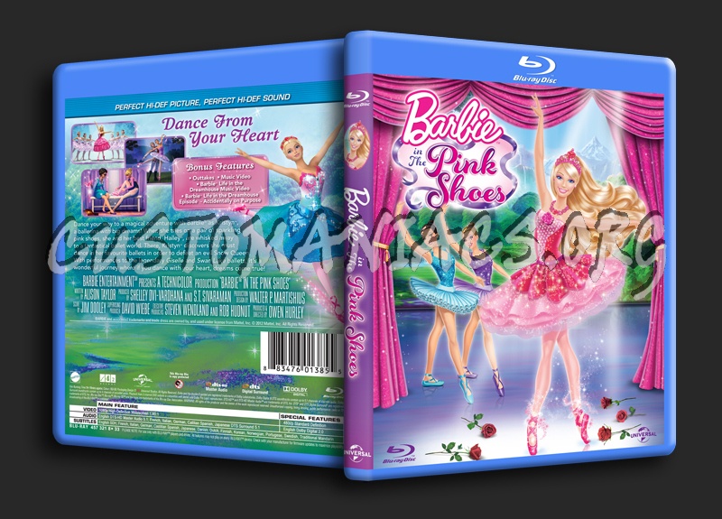 Barbie in the Pink Shoes blu-ray cover