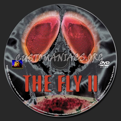 The Fly II dvd label