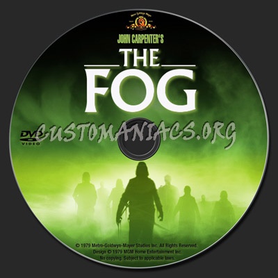 The Fog (1979) dvd label