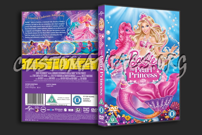 Barbie the pearl princess dvd clearance