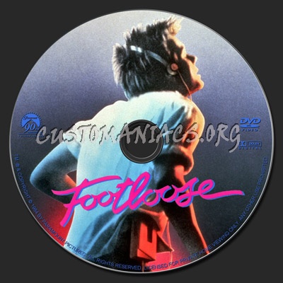 Footloose dvd label