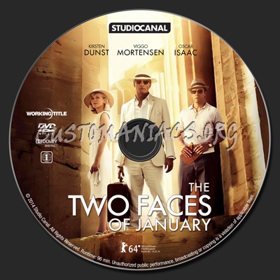 The Two Faces of January dvd label