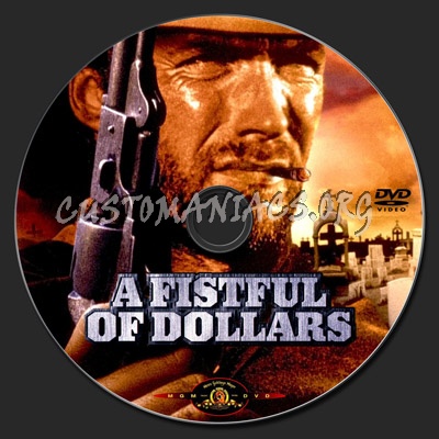 A Fistful of Dollars dvd label