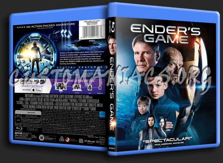 Ender's Game blu-ray cover