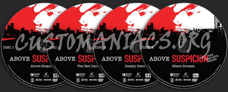 Above Suspicion - The Complete Series dvd label