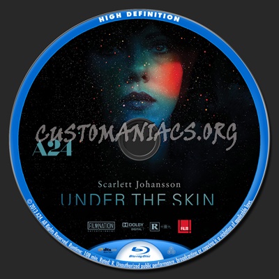 Under the Skin blu-ray label