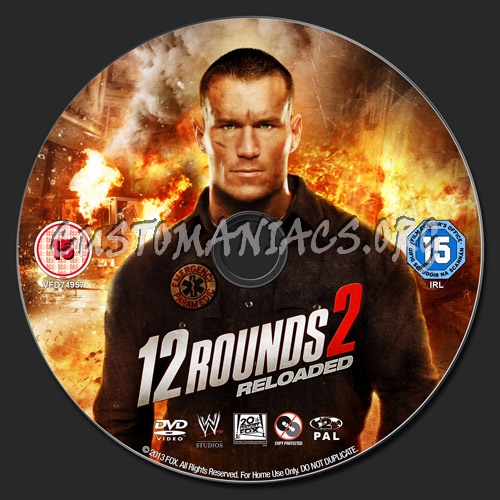 12 Rounds 2 Reloaded dvd label