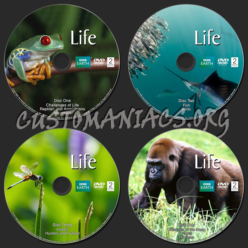 Life BBC Earth dvd label