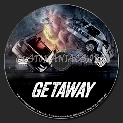 Getaway dvd label