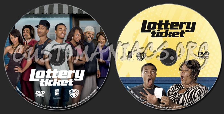 Lottery Ticket dvd label