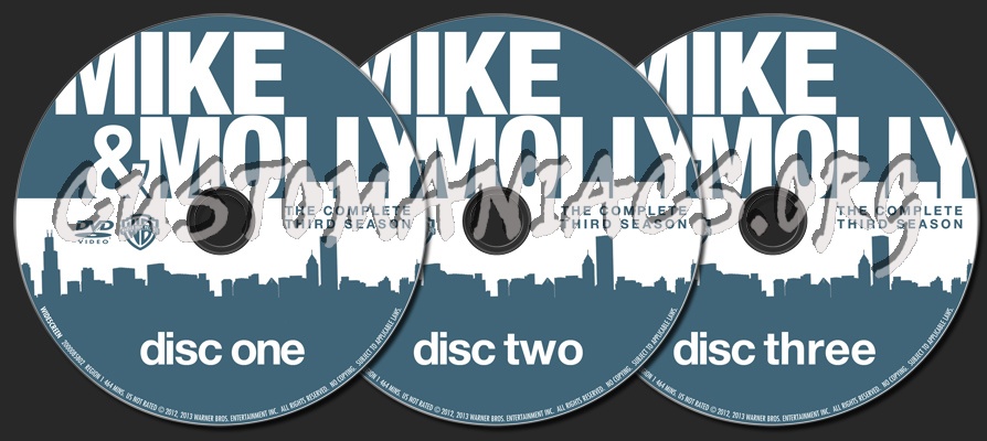Mike & Molly: Season 3 dvd label