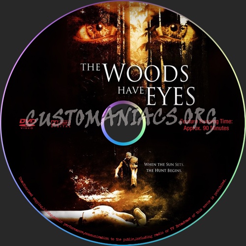 The Woods Have Eyes dvd label