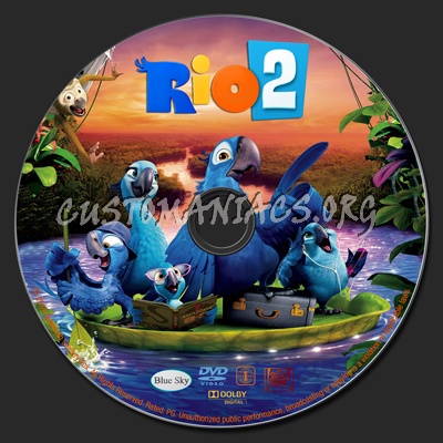 Rio 2 dvd label