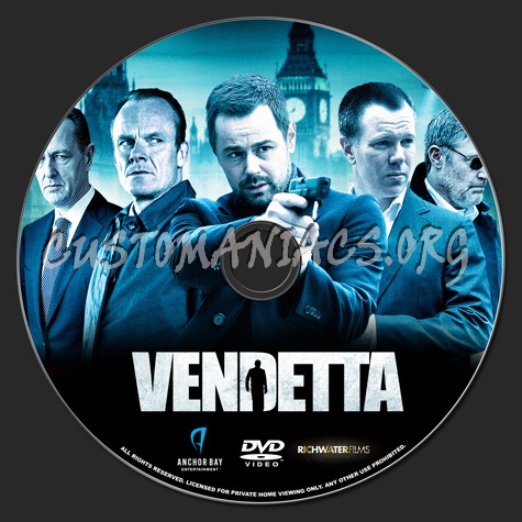 Vendetta dvd label