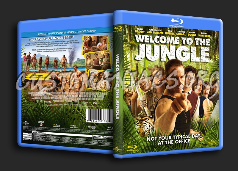 Welcome to the Jungle blu-ray cover