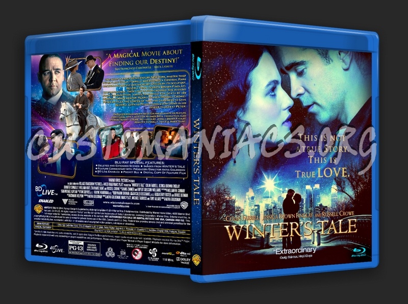 Winter's Tale (2014) blu-ray cover