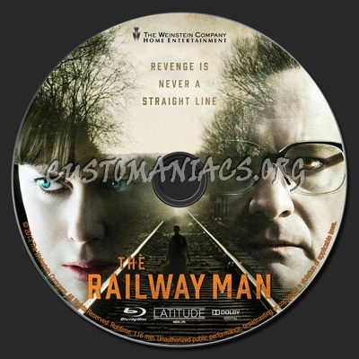 The Railway Man blu-ray label